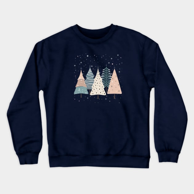Christmas Trees by Kendall Crewneck Sweatshirt by Forever Tiffany